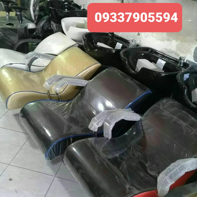 سرشور آرایشگاهی مبلی همراه شیر آلات سنگ شرکتی آکات چرم رنگ بندی مختلف ارسال به سراسر ایران