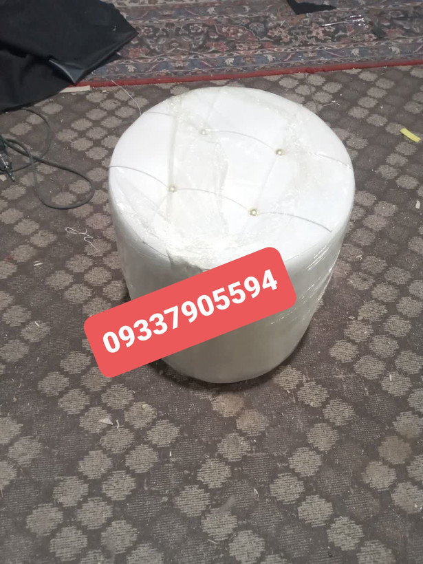 پاف آرایشگاهی گرد و استوانه ای رنگ بندی مختلف ارسال به سراسر ایران