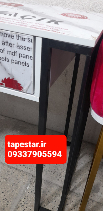 میز ناخن آرایشگاهی تک نفره دو کشو بدنه مشکی آهویی ارسال به سراسر ایران امکان خرید حضوری