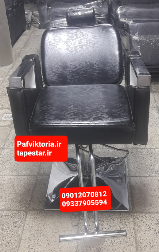 صندلی اصلاح آرایشگاهی جک پدالی دسته مثلثی چرم خارجی آلگرو ارسال به سراسر ایران امکان خرید