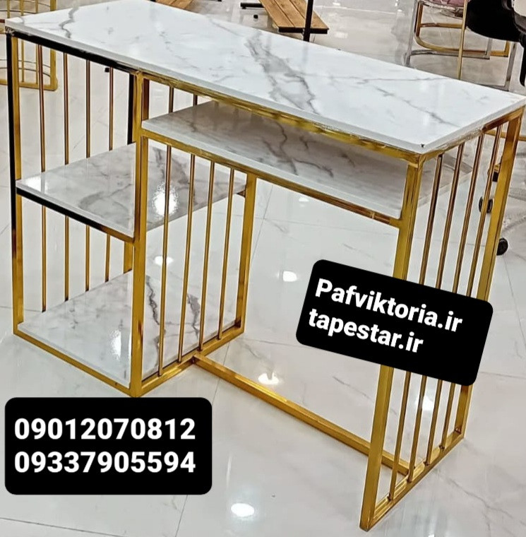 میز ناخن آرایشگاهی تک نفره نرده ای هایگلاس ارسال به سراسر ایران امکان خرید حضوری
